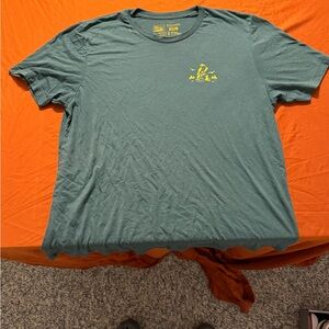 Wander Men's Green Graphic T-Shirt